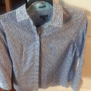 Oxford floral spring shirt.